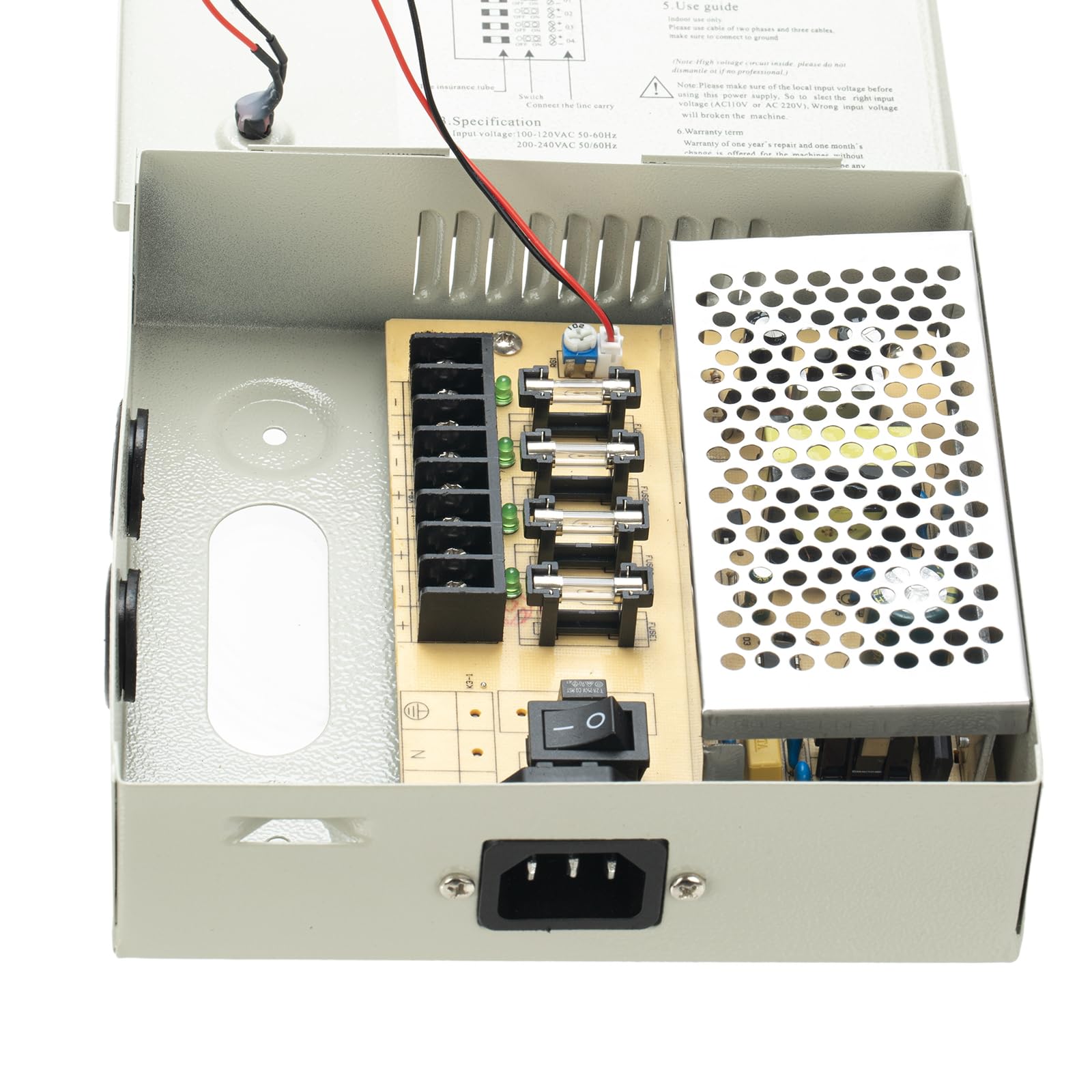 4-Channel CCTV Power Supply