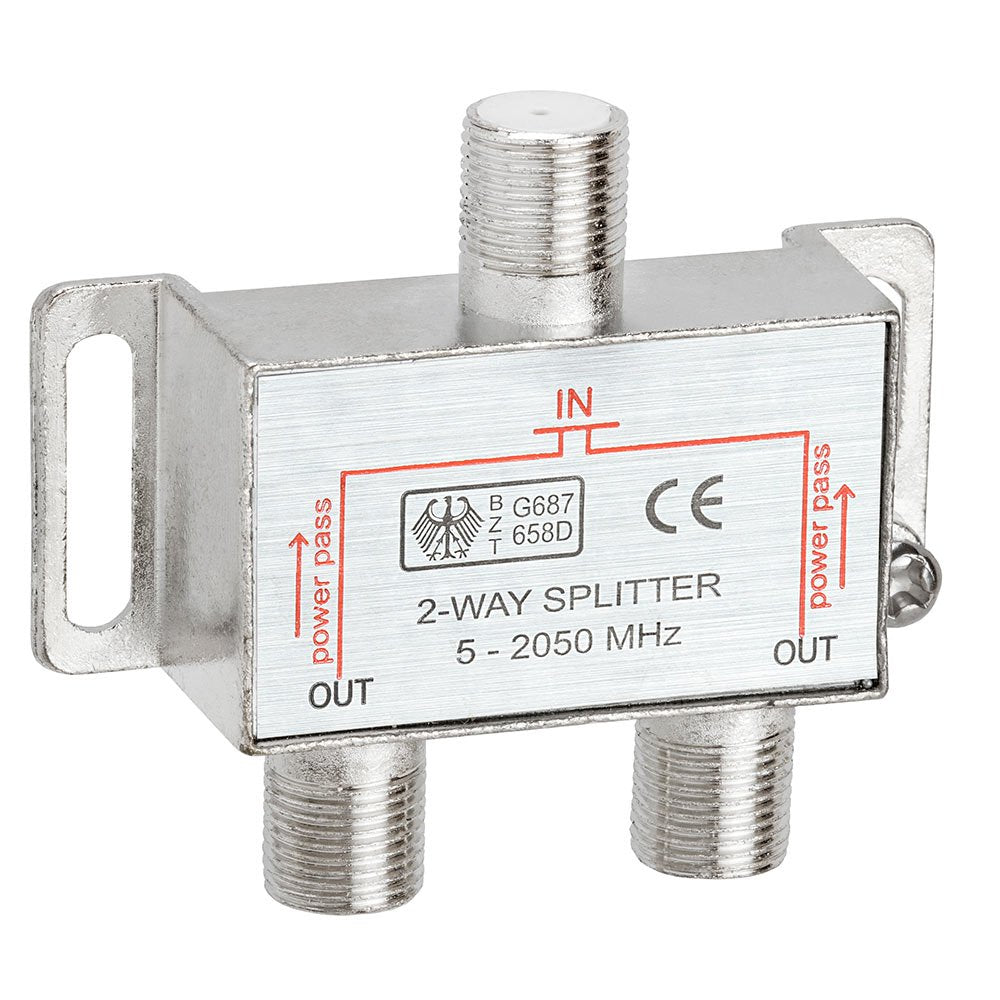 Coaxial Cable Splitter (2-Way)