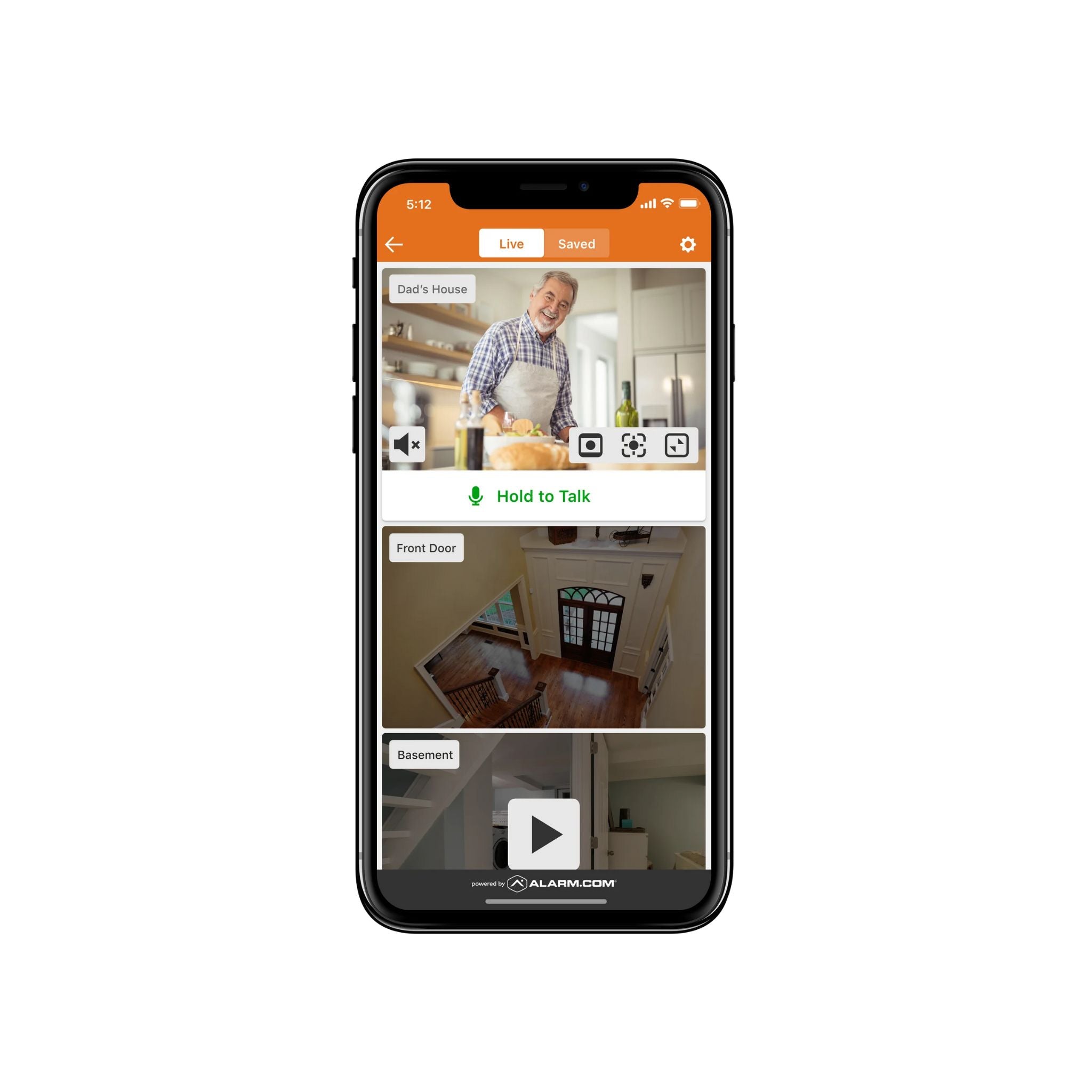 Alarm.com Integrated Hosted Video Services (Monthly, For 1 Camera)